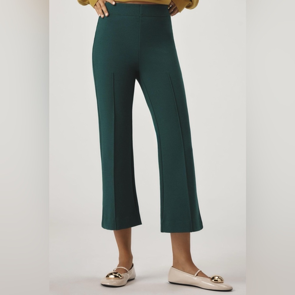 NWT Size S - The Margot Kick-Flare Cropped Pants by Maeve: Textured Edition